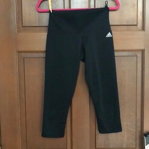 Adidas Black Climalite Capri leggings